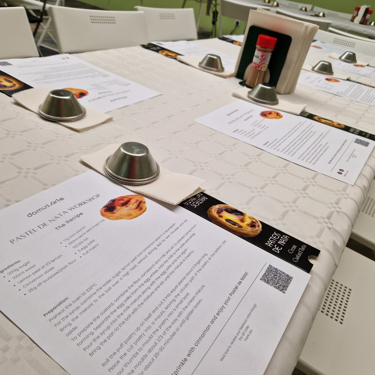 Pastel de Nata Workshop - Aula de culinária na Baixa do Porto | Antero de Quental