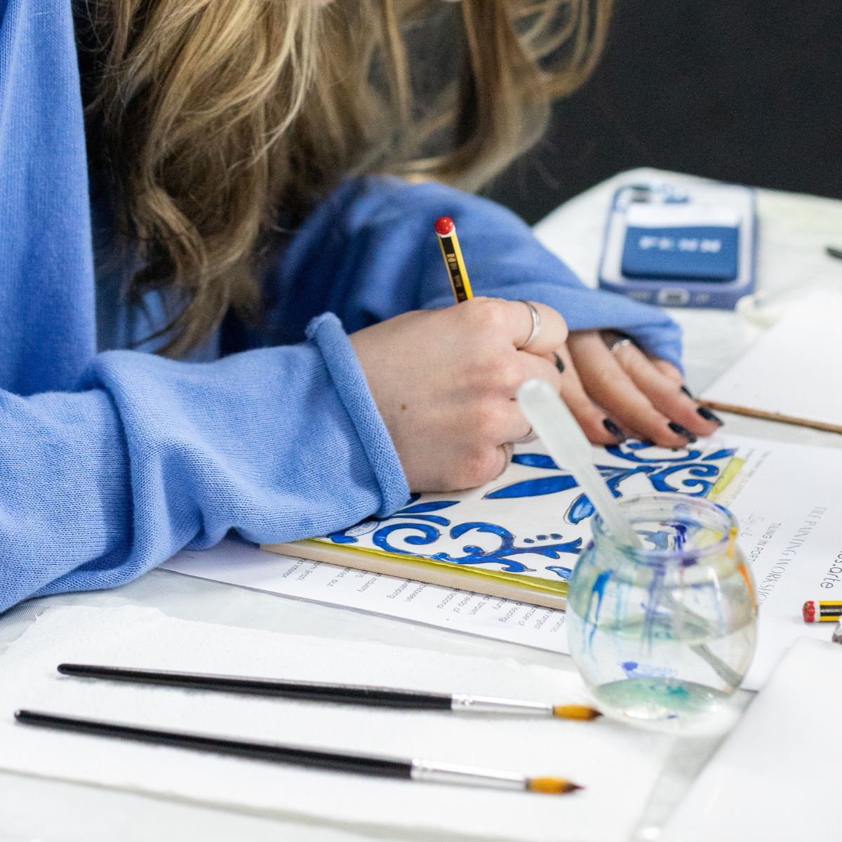 Tile Painting Workshop in Downtown Porto | Antero de Quental