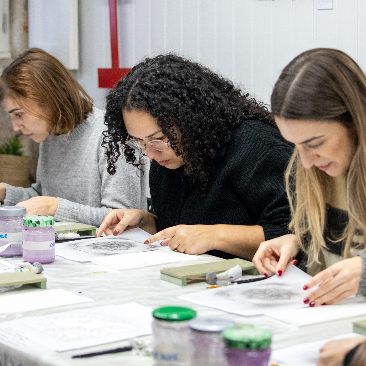 Tile Painting Workshop in Downtown Porto | Antero de Quental