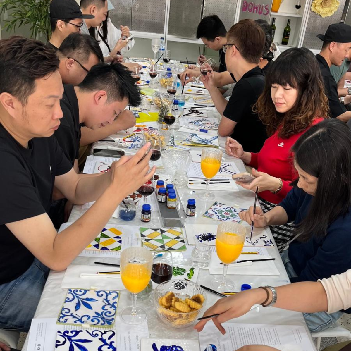 Tile Painting Workshop in Downtown Porto | Antero de Quental