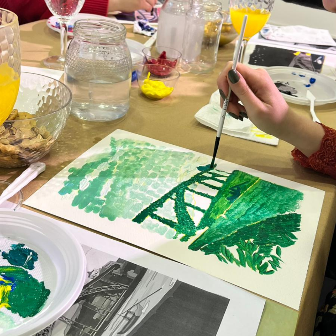 Acrylic Painting Workshop: Amazing Group or Individual Experience