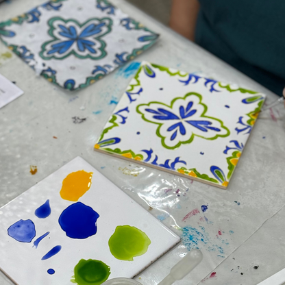 Tile Painting Workshop with Porto Wine (Lapa)