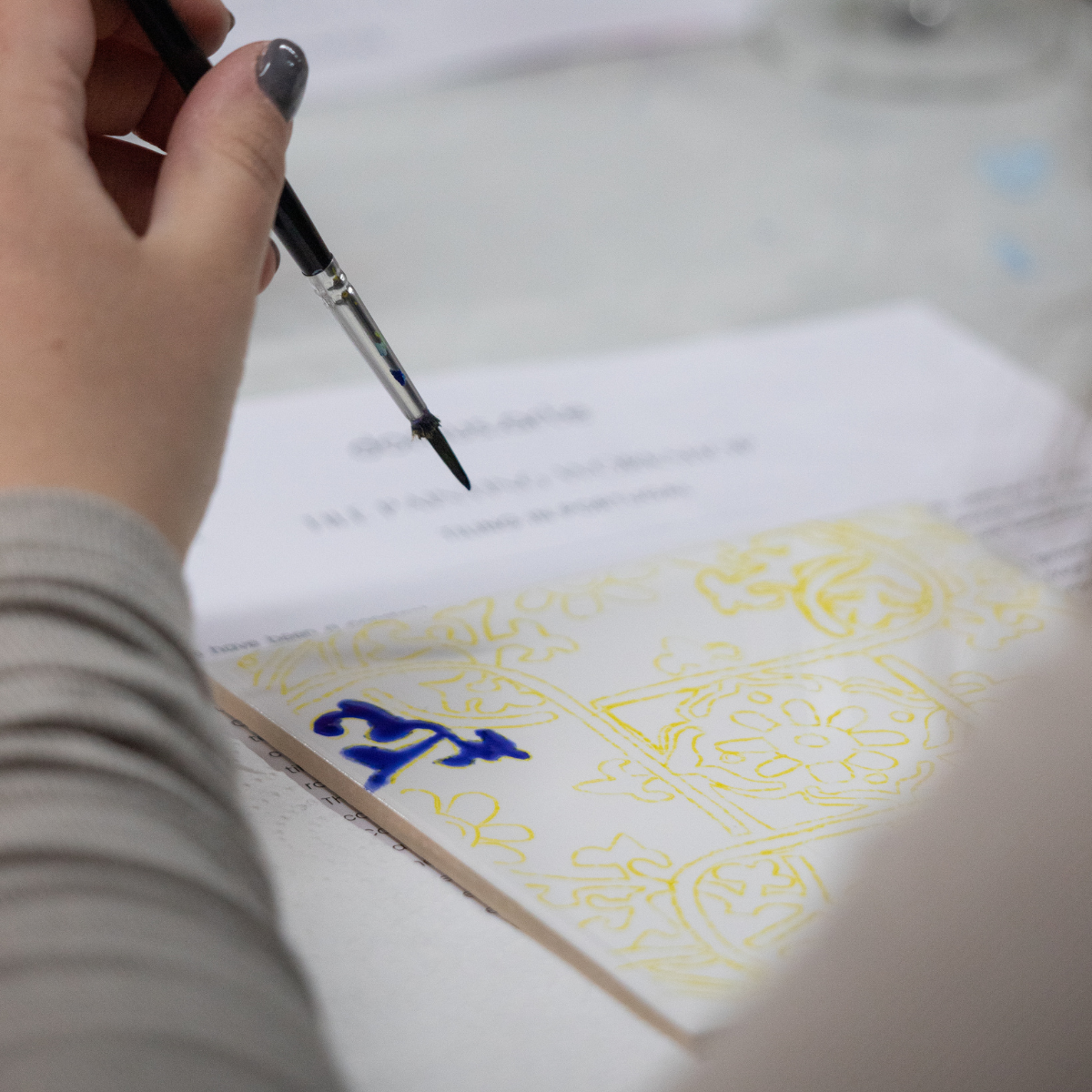 Tile Painting Workshop in Downtown Porto | Antero de Quental