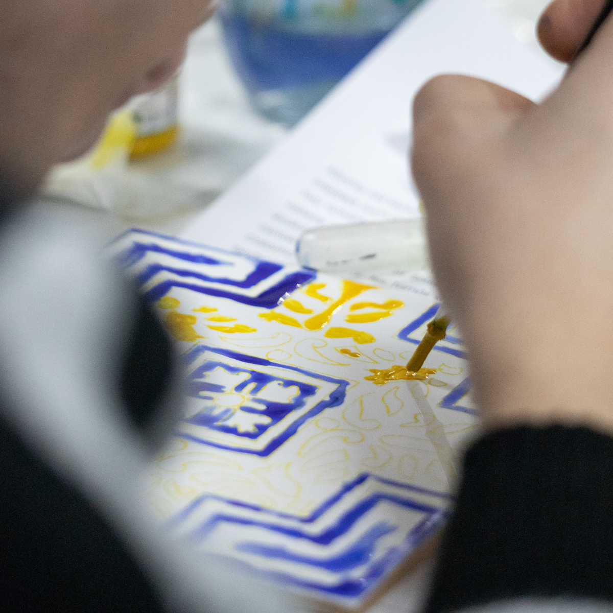 Tile Painting Workshop in Downtown Porto | Bainharia