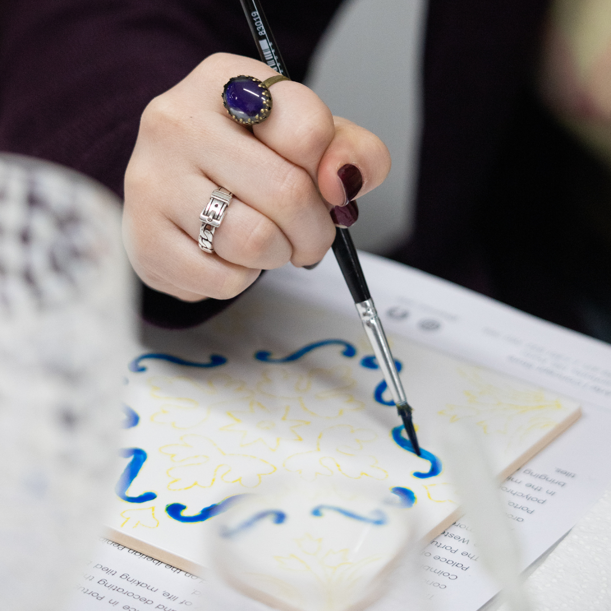Tile Painting Workshop in Downtown Porto | Bainharia
