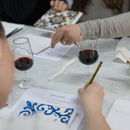 Tile Painting Workshop in Downtown Porto | Bainharia