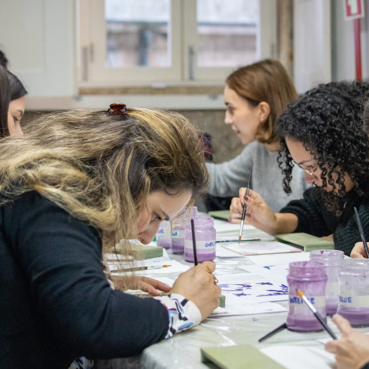 Tile Painting Workshop in Downtown Porto | Bainharia