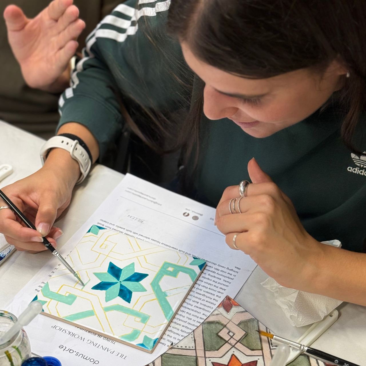 Tile Painting Workshop with Porto Wine (Lapa)