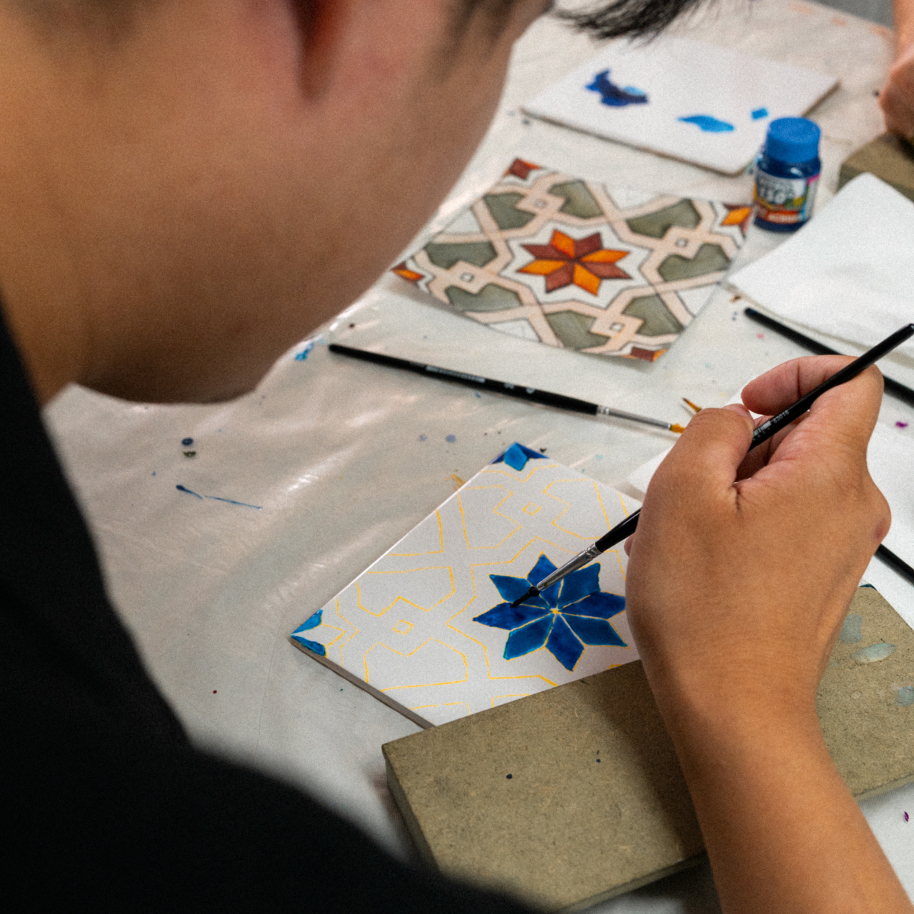 Tile Painting Workshop with Porto Wine (Lapa)