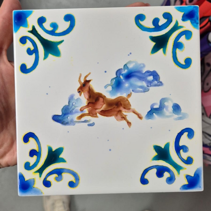 Tile Painting Workshop with Porto Wine (Lapa)