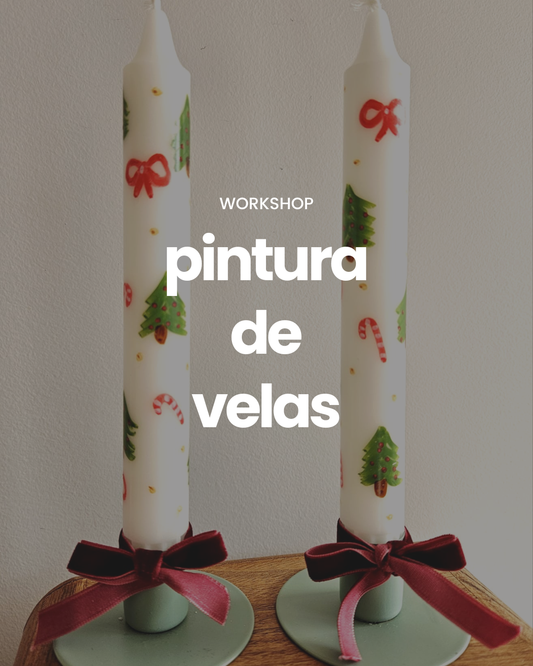 Workshop de Pintura de Velas – Edição Natal | 6 Dezembro