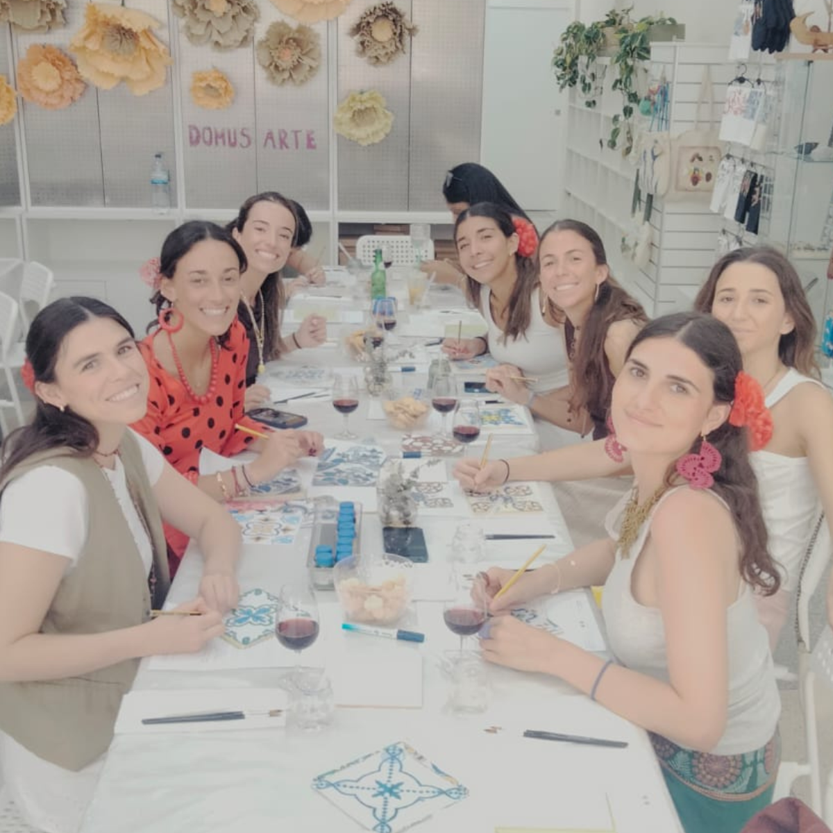 Tile Painting Workshop with Porto Wine (Lapa)