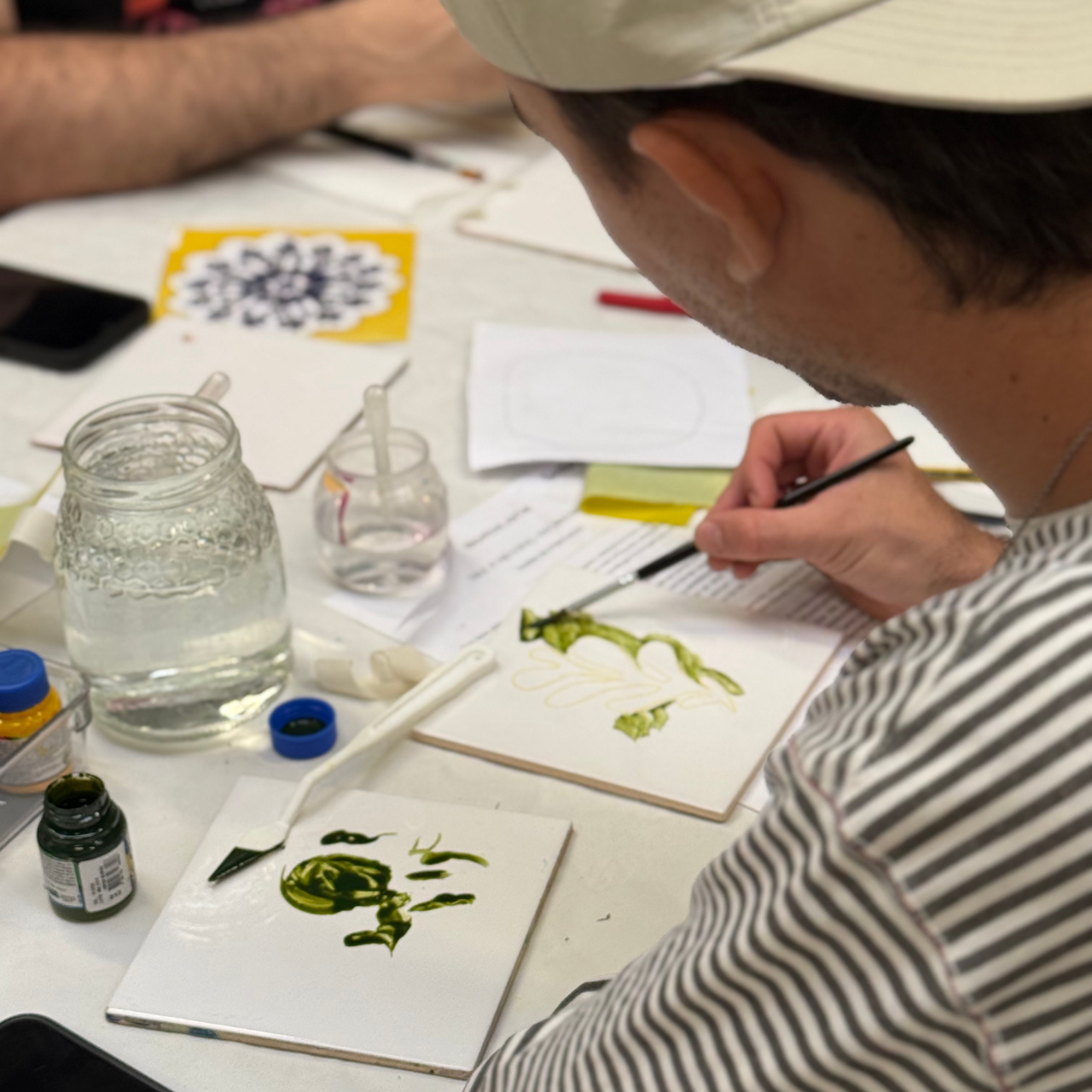 Tile Painting Workshop with Porto Wine (Lapa)