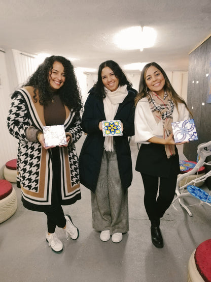 Tile Painting Workshop in Downtown Porto