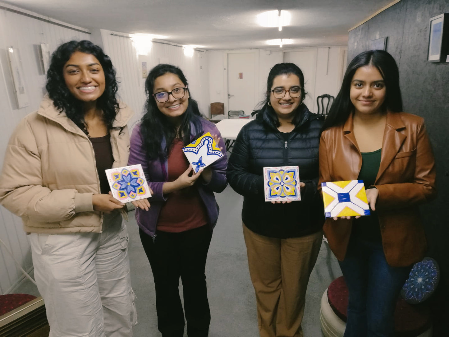 Tile Painting Workshop in Downtown Porto