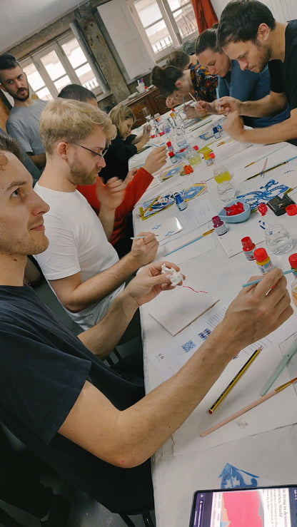 Tile Painting Workshop in Downtown Porto